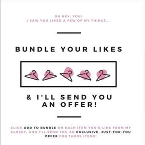 • BUNDLE OFFER 🎉 •